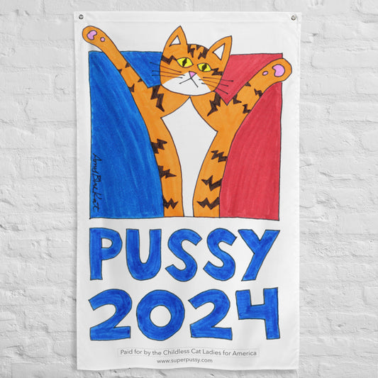 Vote Superpussy 2024 Flag