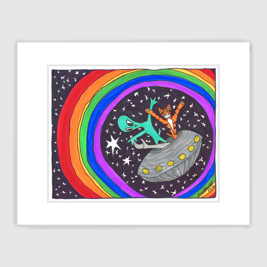 Outer Space Rainbow Pussy